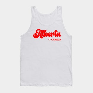 Alberta: I love Canada Tank Top